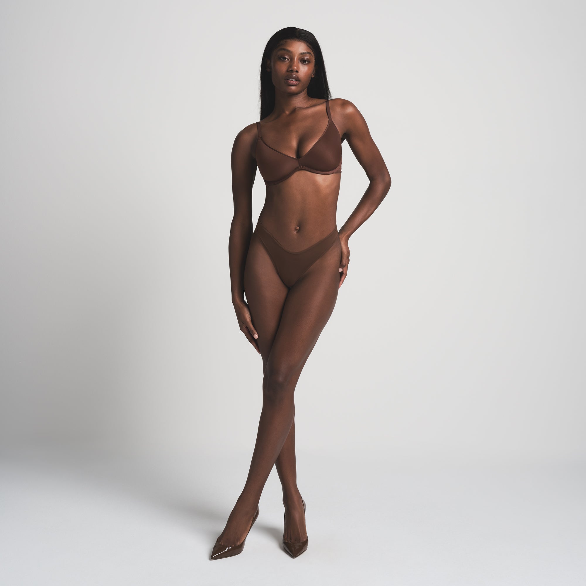 WEIGHTLESS SCOOP BRA | COCOA - 34, C