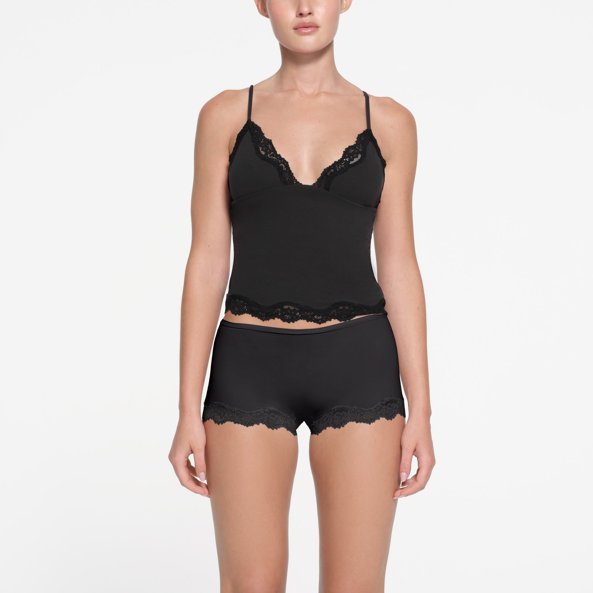 FITS EVERYBODY LACE TRIANGLE CAMI | ONYX - S